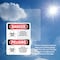Signmission Pesticide Storage Area Personnel Only Danger Sign, Plastic, 7in W x 10in L, 2PK OS-2PACK-DS-P-710-VS-2036 - alternate 3